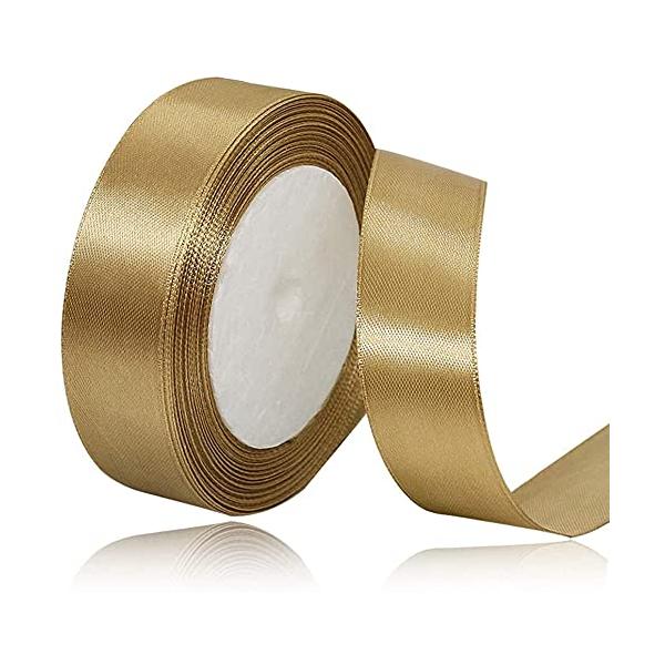 【ご購入後の当店からの連絡はご登録のメールアドレスに通知いたします。必ずご確認ください】【商品概要】サテンリボンサイズ - 1インチ≒25mm（幅）、25ヤード/ロール（長さ）プレミアム素材 - リボンは100%ポリエステル生地でできており...