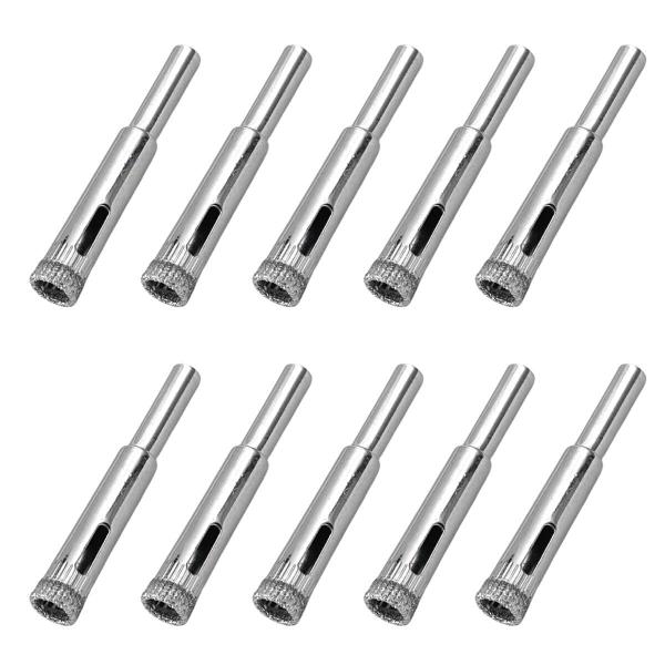 winova ガラスホールソー 超硬 ダイヤモンドホールソー 6mm - ガラス、タイル、陶器、大理石に最適 10個
