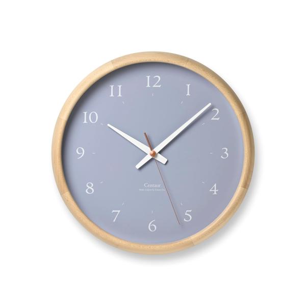 レムノス 掛け時計 セントール クロック 天然色木地 青 Centaur Clock PC23-14 BL Lemnos