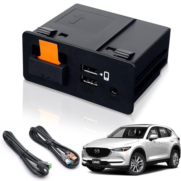 CARABC Carplay アダプター対応マツダ 2/3/6/CX3/CX5/CX9/MX5/FIAT 124 2014-2021 年式、Carpl