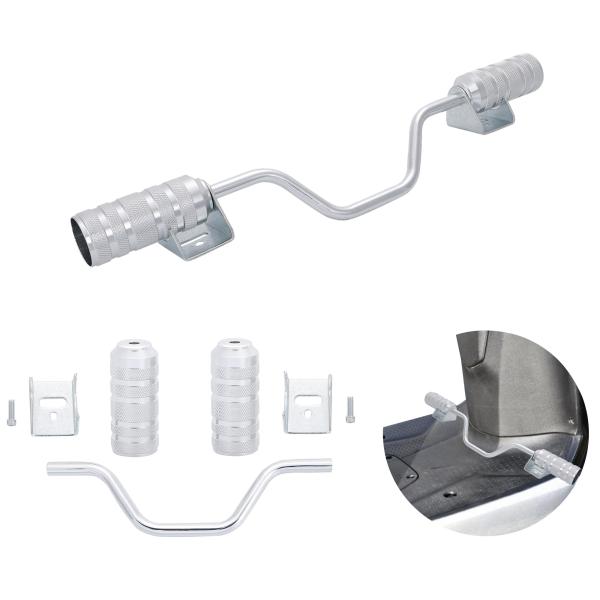 【ご購入後の当店からの連絡はご登録のメールアドレスに通知いたします。必ずご確認ください】【商品概要】【商品タイトル】 アルミ ステップバー スクーター ズーマー X アドレス V100 V125 DIO JOG ジャイロ キャノピー アクシ...