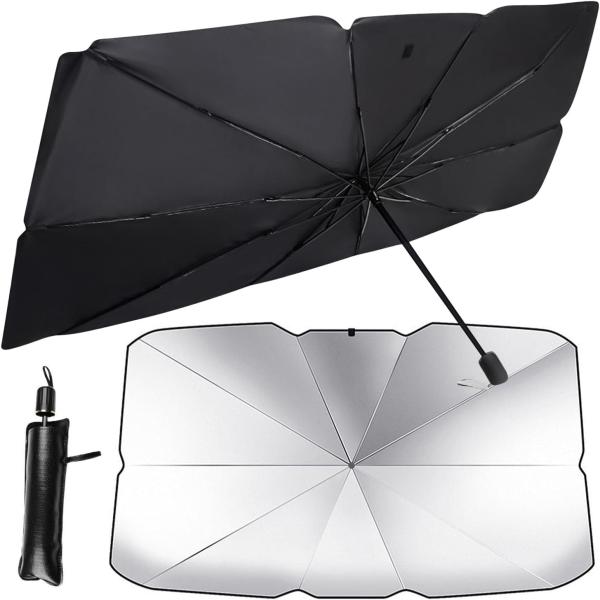 【ご購入後の当店からの連絡はご登録のメールアドレスに通知いたします。必ずご確認ください】【商品概要】【車用サンシェード傘型】普通の吸盤や粘着性のあるサンシェードと異なり、最新デザインの傘型サンシェードです。折りたたみ傘と同じ数秒間で取り付け...