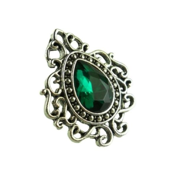 【ご購入後の当店からの連絡はご登録のメールアドレスに通知いたします。必ずご確認ください】【商品概要】涙形のピンバッジです。サイズ：約縦3.2cm×横2.6cm材質：合金　コーティング：ロジウムメッキ留め具形状：バタフライクラッチ　パッケージ...