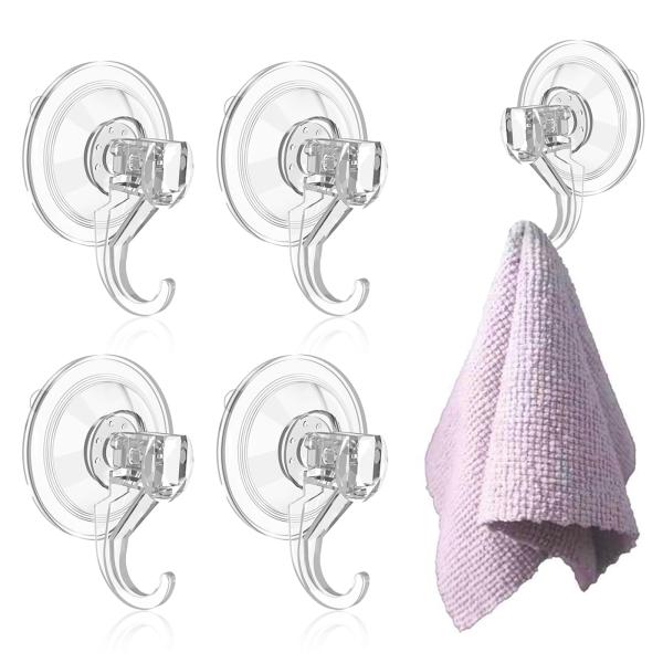 透明吸盤フック、 強力吸盤、 フック壁に穴を開けずに絵を飾る 壁