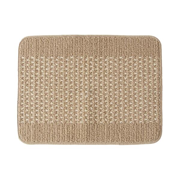 他サイト： オカ(OKA) 優踏生洗いやすい キッチンマット 約45cm×60cm ベージュ (洗える 軽量 滑り止め クッション)の商品画像