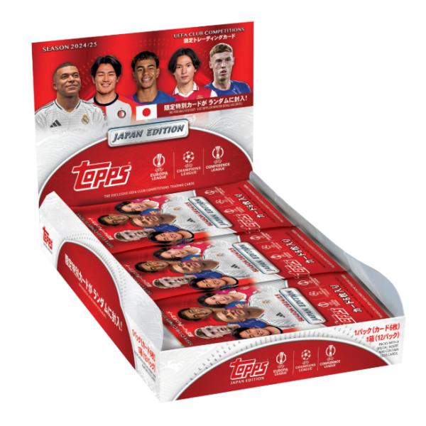 Topps 【新品未開封シュリンク付き】2025 Topps UEFA Japan Edition