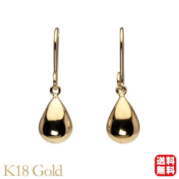 K18 ダイヤモンド　ピアス　フック　ドロップ　デザイン イエローゴールド 楽天市場】ダイヤモンド パヴェ フック 雫 ピアス18金 18K K18