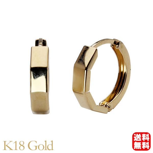 K18 18金　18k フープピアス　柄　イエローゴールド♡ 楽天市場】ピアス K18 18k 18金 レディース 黄色 YG イエロー
