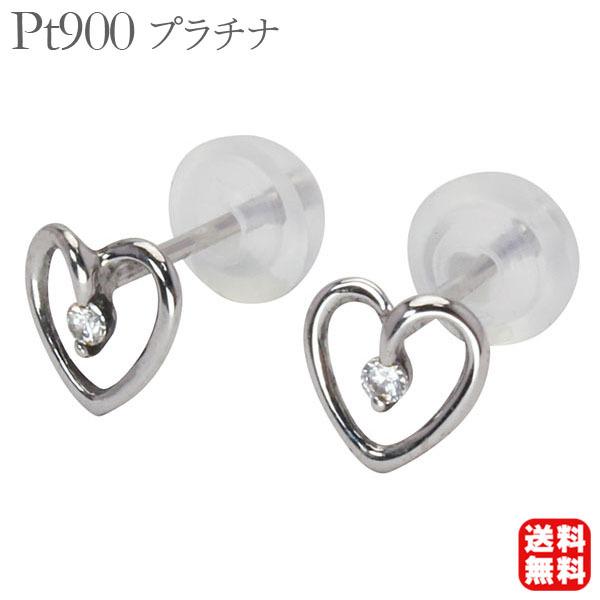 ハート ピアス ハートピアス ダイヤモンドピアス ダイヤピアス 