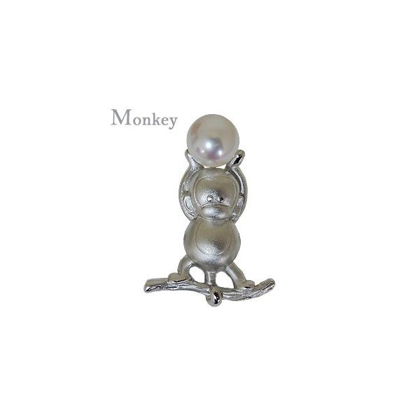 優雅! ★ 純銀製 天然 アコヤ 真珠 パール ブローチ ★ 美品 MIKIMOTO ミキモト アコヤパール 真珠 ブローチ K18イエロー