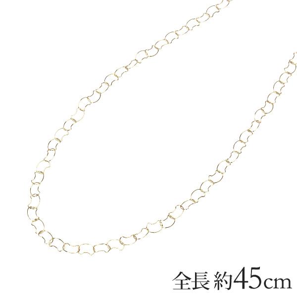 k18 `F[ lRlbNX lR lbNX 18k 18 S[h L ˂ Lbg Y 45cm 킢  t v[g Mtg 