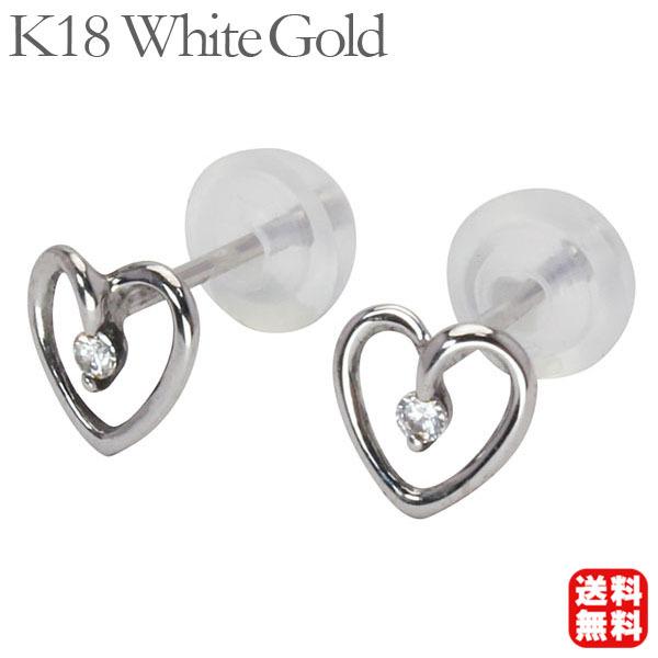 ハート ピアス ハートピアス ダイヤモンドピアス ダイヤピアス
