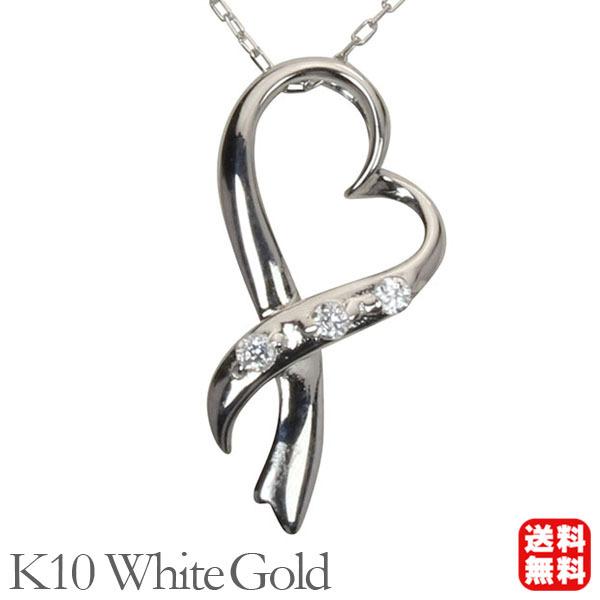 4℃ k10 pg ハート ダイヤモンド ネックレス ヨンドシー 4℃ K10ピンクゴールドハートダイヤモンドネックレス