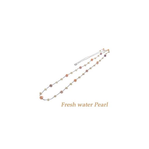 ネックレス ロングネックレス 真珠 マルチカラーの人気商品・通販 