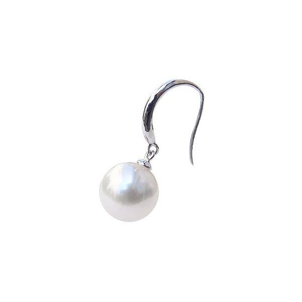 パールピアス 18金 パール ピアス 18k あこや真珠 k18 ホワイト