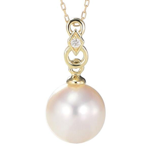 真珠 ネックレス ネックレス オーロラ花珠あこや本真珠 8.5mm