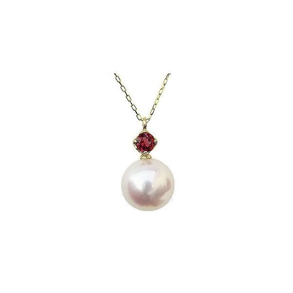 ネックレス ペンダント ガーネット パール 真珠の人気商品・通販・価格