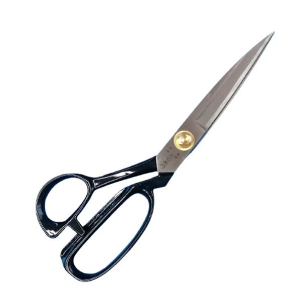 庄右エ門 鋼付 ラシャ切鋏 240mm 御裁鋏 羅紗切鋏 洋裁鋏 : 新十郎