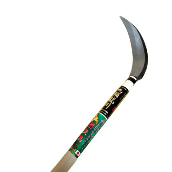 日本製 九頭龍川 楽狩鋸鎌 炎馬 180mm反刃 900mm木柄 SKN 日本製 九頭龍川 楽狩鋸鎌 炎馬 180mm反刃 900mm木柄 SKN