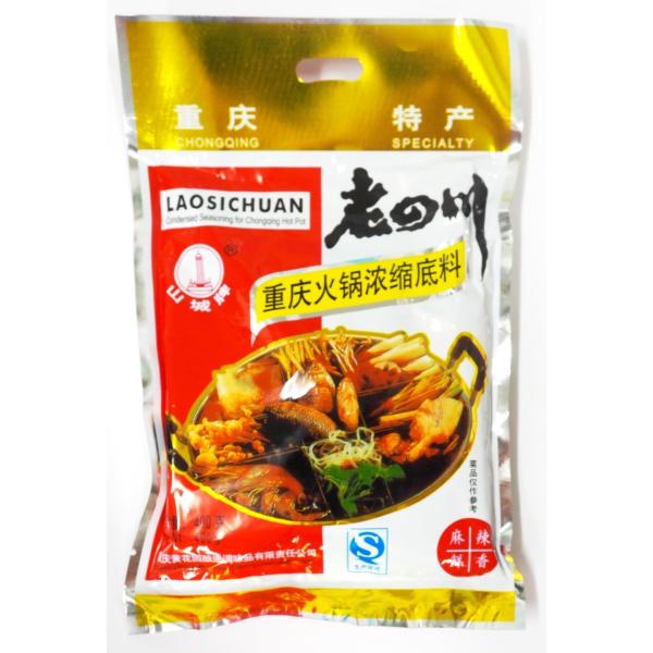老四川重慶火鍋料400g 火鍋底料 中華スープの素 火鍋の素 中国火鍋