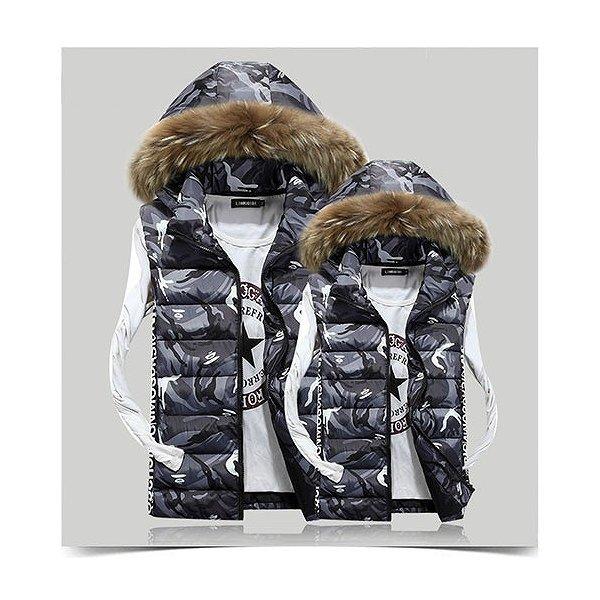 ダウンベスト メンズ ベスト アウター ダウン ジャケット おしゃれ ペアでオススメ フード付き 中綿 Dbu10 Dbu10 Shinken 通販 Yahoo ショッピング