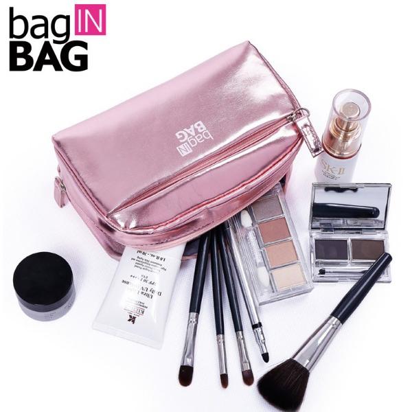 Bag In Bag かわいい 小物入れ 化粧ポーチ バッグ 多機能 ポータブル メイクアップバッグ 大小セット Ksbg005 Ksbg005 Shinken 通販 Yahoo ショッピング