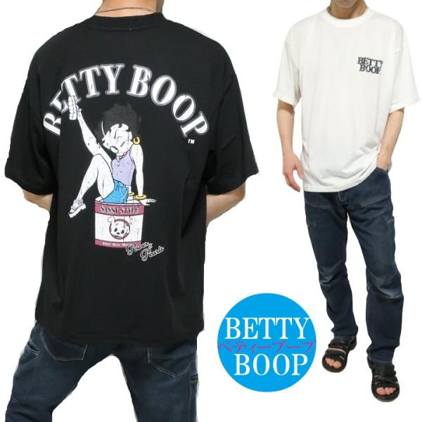 ベティーブープ ベティちゃん Tシャツ 缶 半袖 服 グッズ 薄手 メンズ/レディース/ユニセックス ベティ・ブープ キャラクター betty boop