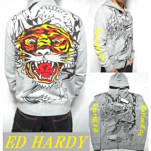 ED HARDY エドハーディー 虎デザイン パーカー　希少レディース　サイズL 楽天市場】Ed Hardy エドハーディー パーカー TIGER 虎柄 刺繍