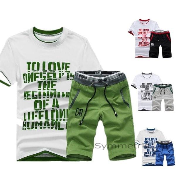 トレーニングウェア 半袖スウェット セットアップ メンズ 服 スエット ジャージ ルームウェア スポーツ Tシャツ ハーフパンツ 上下セット部屋着 Ly1075 Symmetrics 通販 Yahoo ショッピング