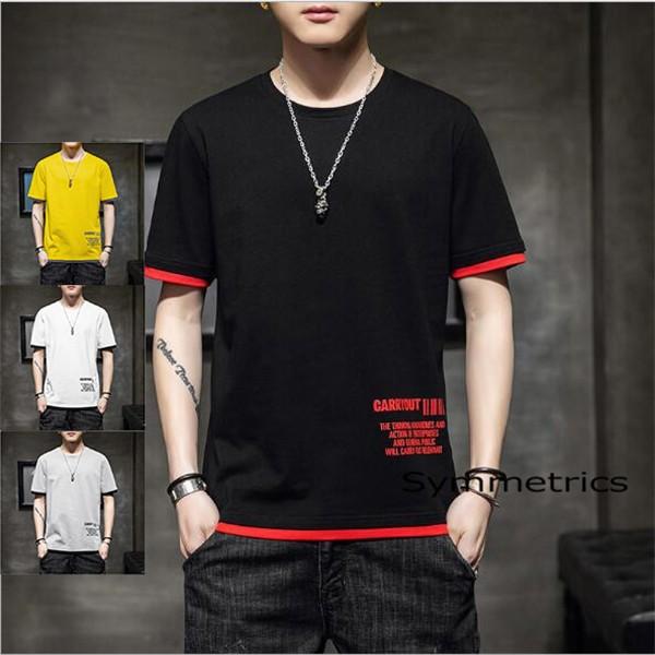 半袖tシャツ メンズ 夏服 Tシャツ トップス 半袖 クルーネック 無地 トップス ティーシャツ メンズファッション 新作 Ly1170 Symmetrics 通販 Yahoo ショッピング