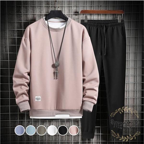 セットアップ メンズ トレーナー 上下セット ジャージ スウェット 上下 カジュアル 部屋着 運動着 おしゃれ Ly16 Symmetrics 通販 Yahoo ショッピング