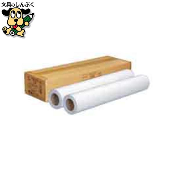 ポスター・ＰＯＰ・プレゼンのツールとして。カラー印刷（線画）にも対応。●1箱入数：2巻●用紙寸法（幅）[mm]*：594●用紙寸法（長）[m]*：45●芯径型[インチ]：2●坪量[g/?]：81.4●紙厚[μm]：101●白色度[%]：97.5