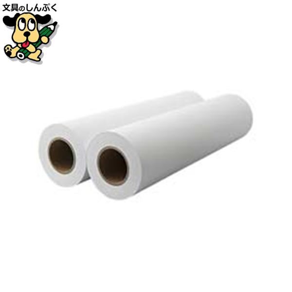 レーザープロッタ用紙の定番！ＬＥＤ・レーザープロッタ。●1箱入数：2巻●用紙寸法（幅）[mm]*：594●用紙寸法（長）[m]*：150●芯径型[インチ]：3●坪量[g/?]：約64●紙厚[μm]：約85●白色度[%]：80