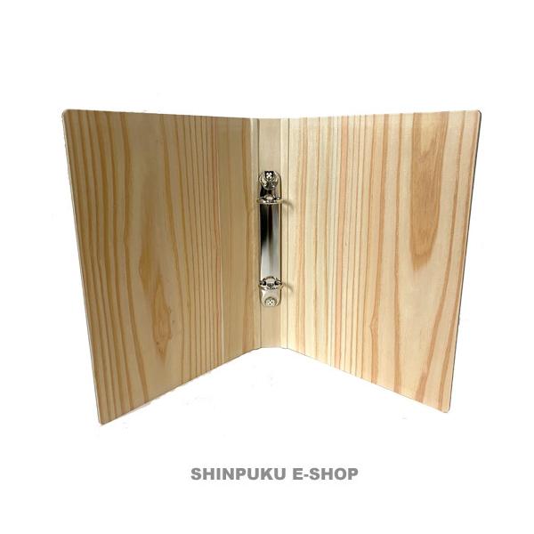 おしゃれな リングファイル 2穴 A5サイズ ウッドファイル リング Kb A5