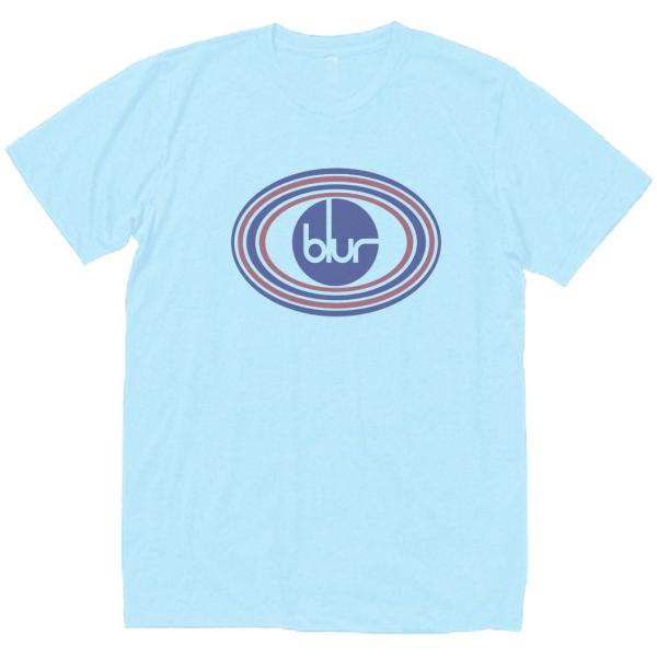 ブラー Blur 音楽Tシャツ ロックTシャツ バンドTシャツ ライトブルー
