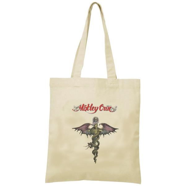 MOTLEY CRUE トートバッグ キャンバス 12oz 綿100％ ナチュラル色 音楽