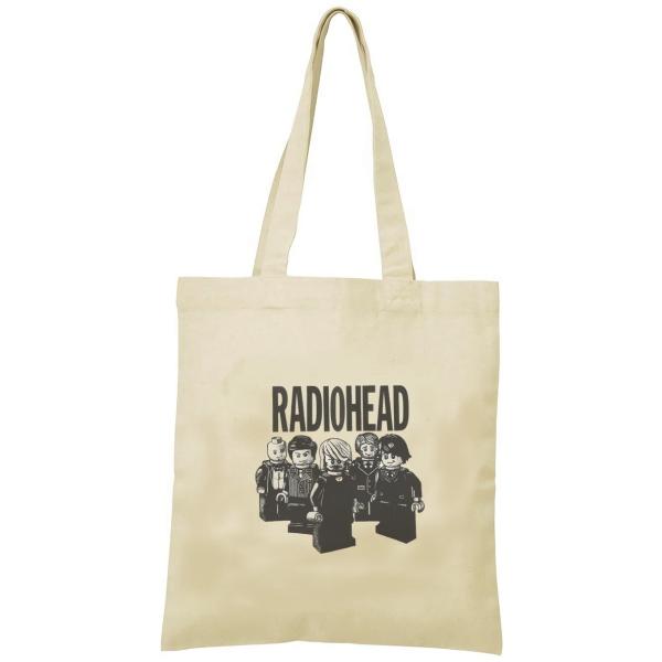 RADIOHEAD トートバッグ キャンバス 12oz 綿100％ ナチュラル色 音楽