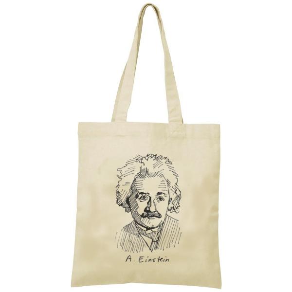 アインシュタイン トートバッグ キャンバス 12oz 綿100％ ナチュラル色