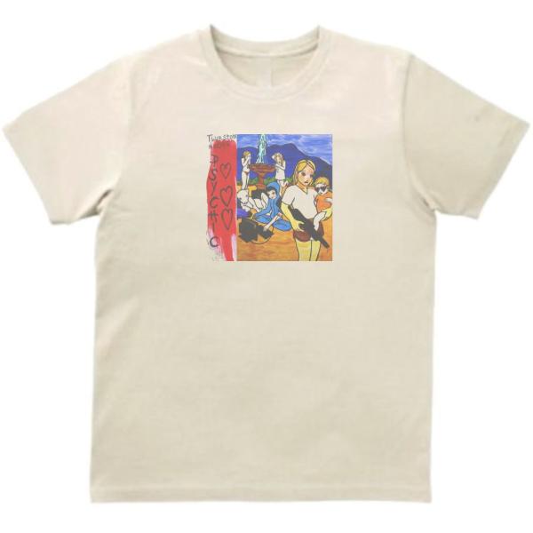 サーストン ムーア Thurston Moore バンド シネマ ロック Tシャツ ハイクオリティヘビーウェイト 透けない 厚手 7.4オンス ライトベージュ