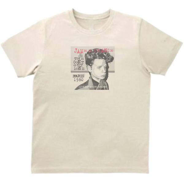 ジェームス チャンス アンド ザ コントーションズ 音楽Tシャツ ロックTシャツ バンドTシャツ ライトベージュ