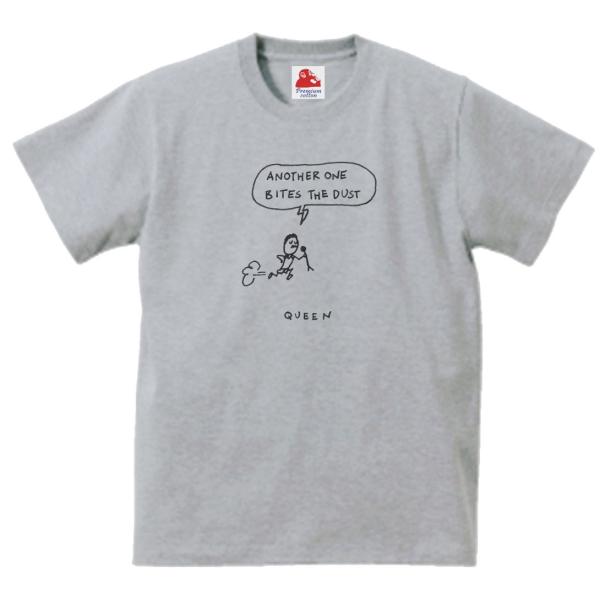 クイーン Queen 音楽Tシャツ ロックTシャツ バンドTシャツ グレー