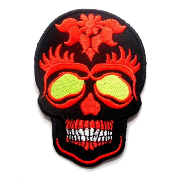 アイロンワッペン ワッペン ドクロ・スカルワッペン 刺繍ワッペン