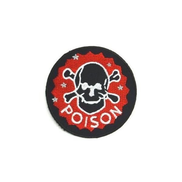 アイロンワッペン ワッペン ドクロ・スカルワッペン 刺繍