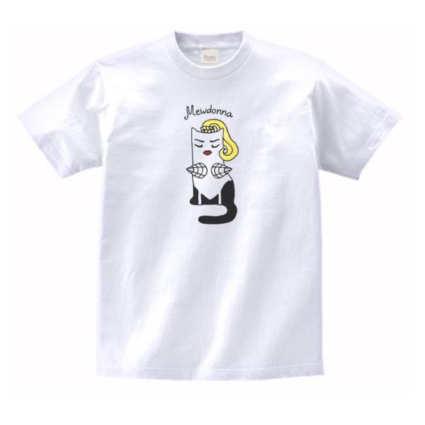 マドンナ ネコ化 バンド シネマ ロック Tシャツ ハイクオリティ