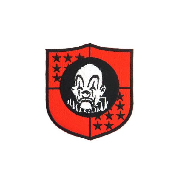 アイロンワッペン ワッペン 変形型ワッペン 刺繍ワッペン ピエロ