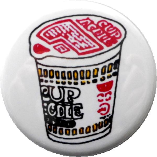 缶バッジ カップラーメン 38mm ピンバッジ : SHINSEITECH - 通販