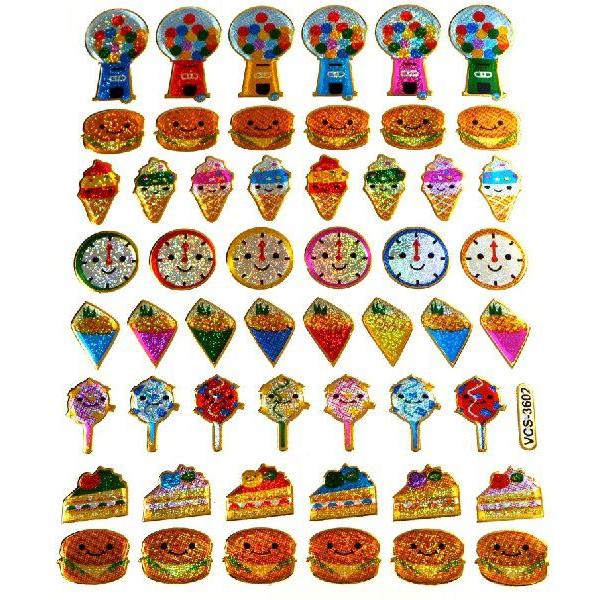 縦約１３ｃｍ×横約１０ｃｍのシートにキラキラなシールが入っています。※宅配便発送のご希望のお客様は必ず宅配便発送への変更お願いします。