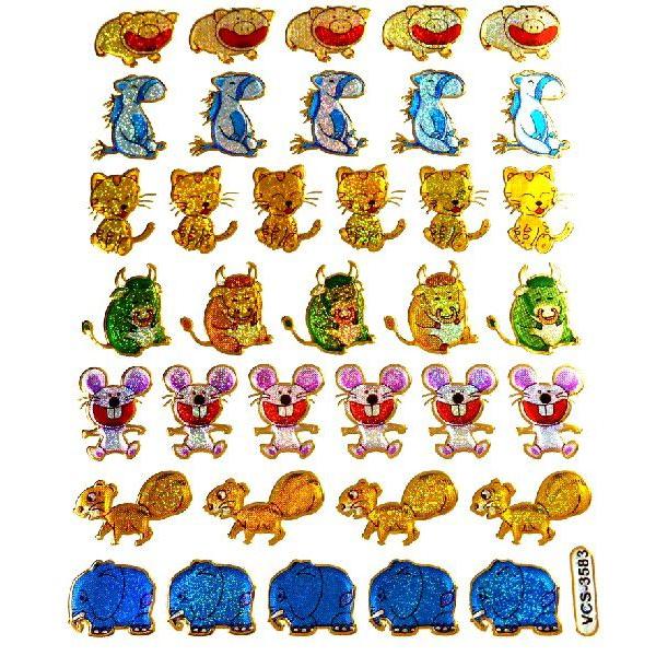 縦約１３ｃｍ×横約１０ｃｍのシートにキラキラなシールが入っています。※宅配便発送のご希望のお客様は必ず宅配便発送への変更お願いします。