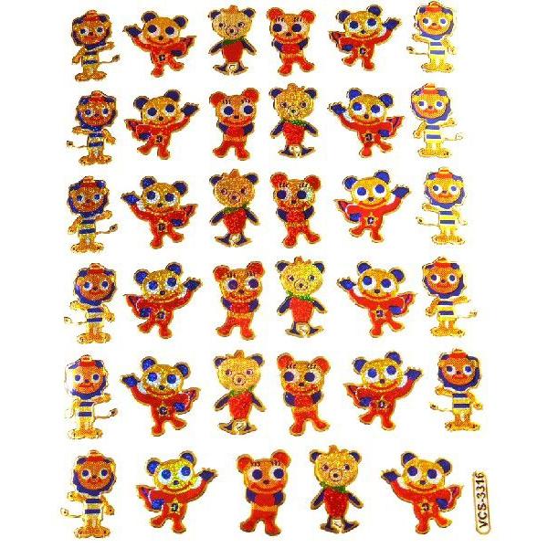 縦約１３ｃｍ×横約１０ｃｍのシートにキラキラなシールが入っています。※宅配便発送のご希望のお客様は必ず宅配便発送への変更お願いします。