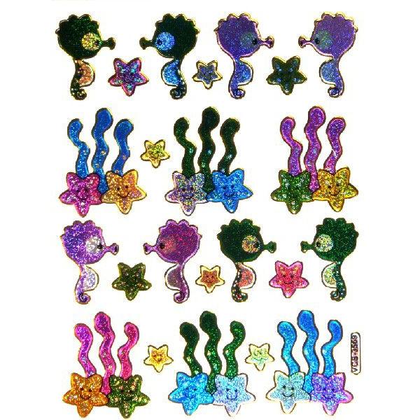 縦約１３ｃｍ×横約１０ｃｍのシートにキラキラなシールが入っています。※宅配便発送のご希望のお客様は必ず宅配便発送への変更お願いします。